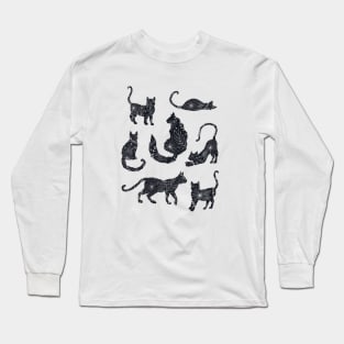 Flower Cats Long Sleeve T-Shirt